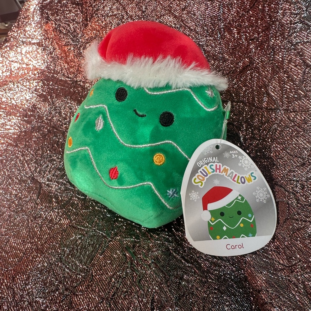 Squishmallows Carol the Christmas Tree 4.5" Stuffed Plush